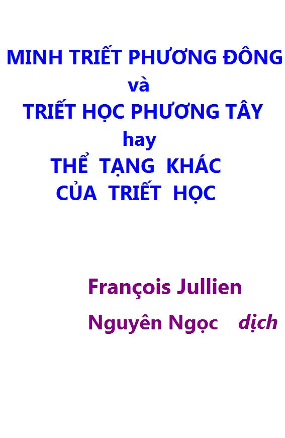 Minh Triết Phương Đông Và Triết Học Phương Tây
