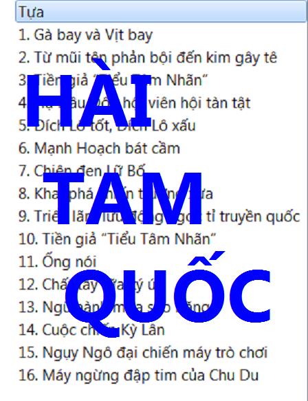 Hài Tam Quốc