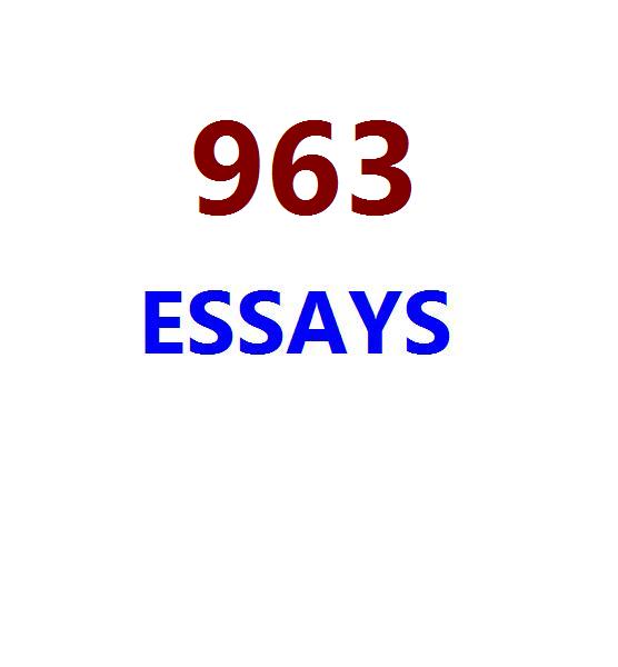 963 Essays