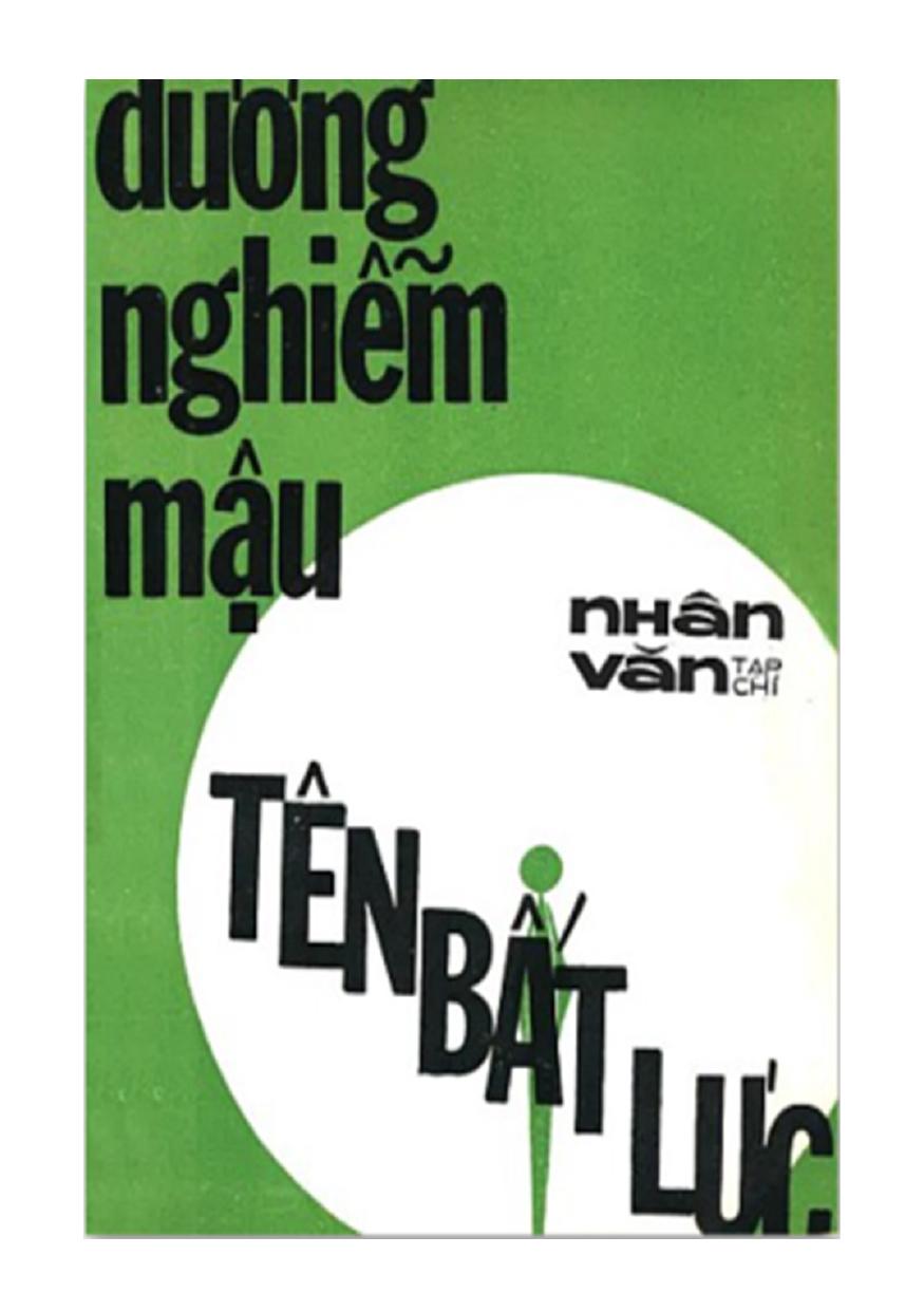 Dương Nghiễm Mậu - Tên Bất Lực
