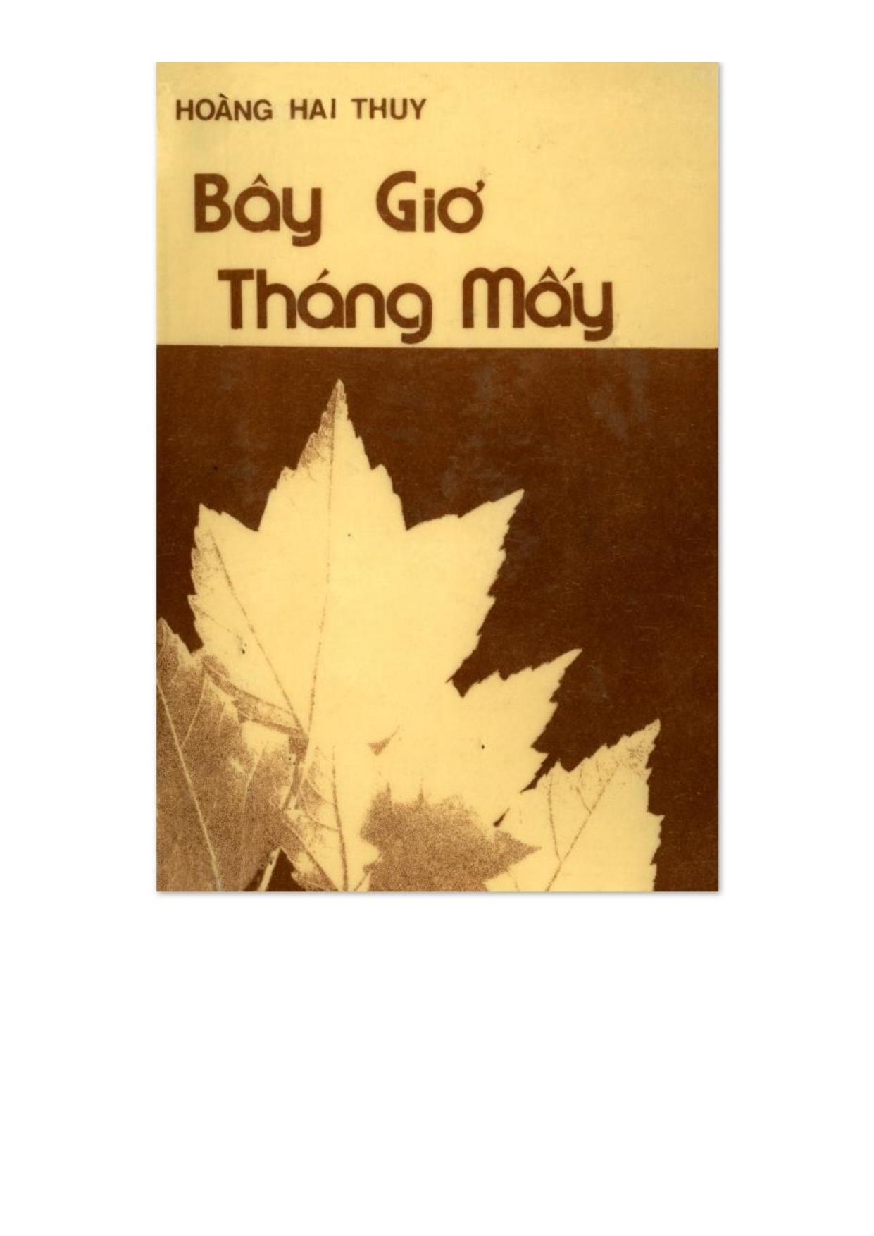 Bây Giờ Tháng Mấy