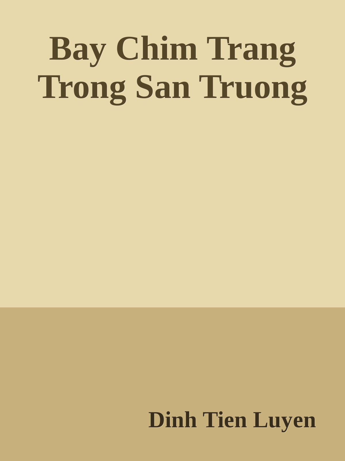 Bay Chim Trang Trong San Truong
